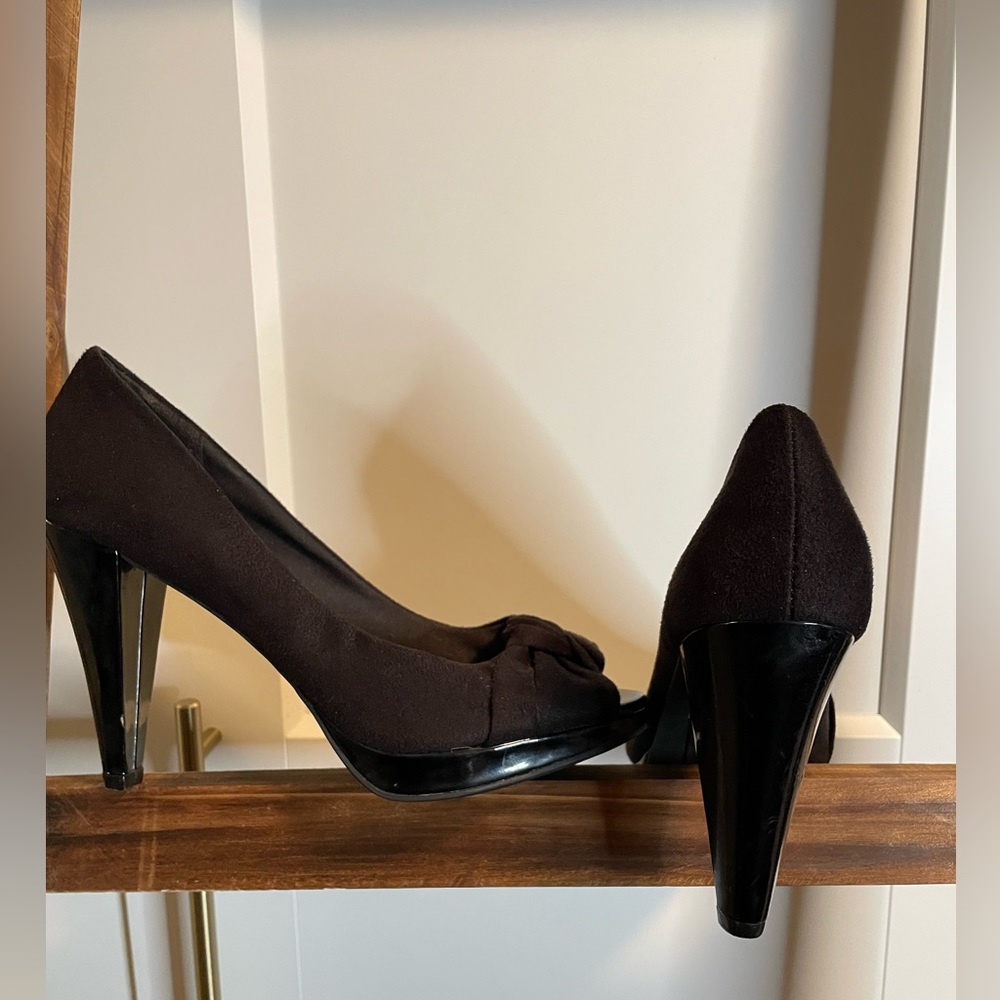 Black high heels